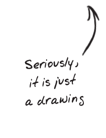 Seriously, it's just a drawing